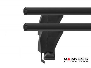 Alfa Romeo Giulia Roof Rack Cross Bars - for models w/o factory roof rails - Black (2017 - 2025) Alfa Romeo Giulia Roof Rack Cross Bars - for models w/o factory roof rails - Black (2017 - 2025)